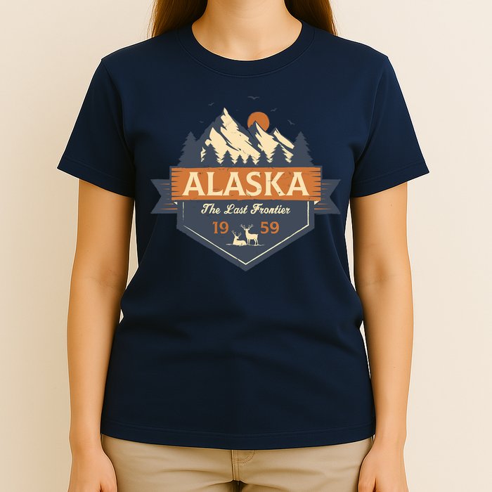 Last Frontier Retro Alaska T-Shirt