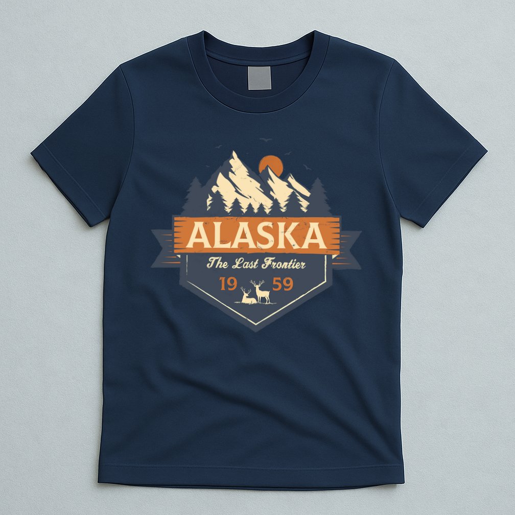 Last Frontier Retro Alaska T-Shirt
