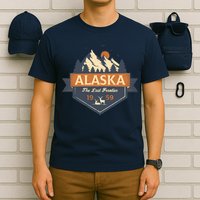 Last Frontier Retro Alaska T-Shirt
