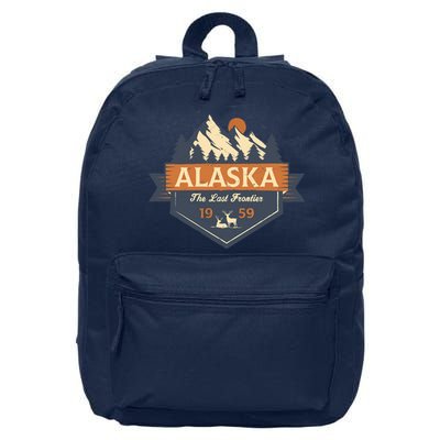 Last Frontier Retro Alaska 16 in Basic Backpack