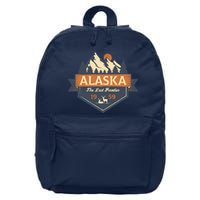 Last Frontier Retro Alaska 16 in Basic Backpack