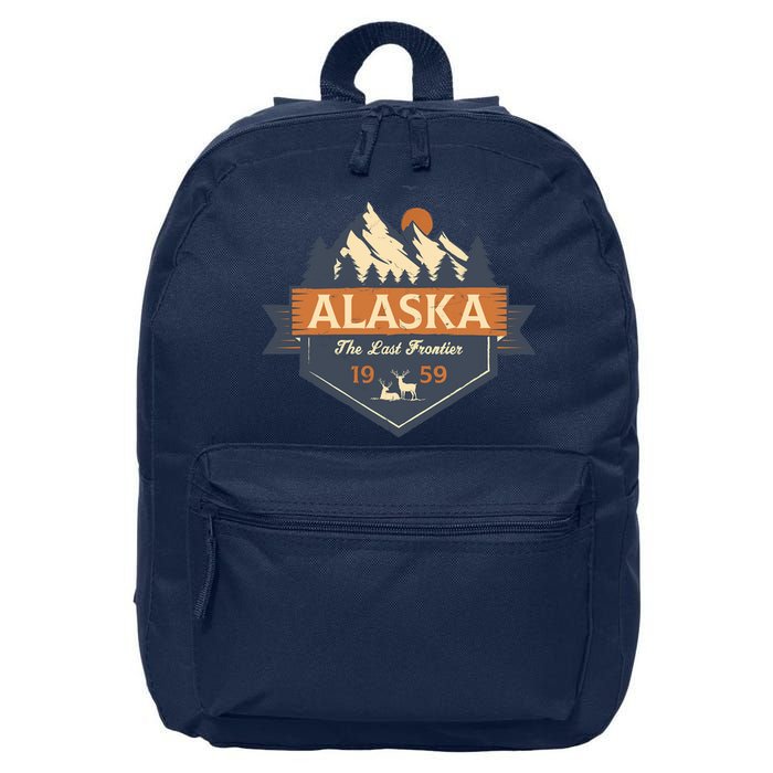 Last Frontier Retro Alaska 16 in Basic Backpack