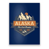 Last Frontier Retro Alaska Poster