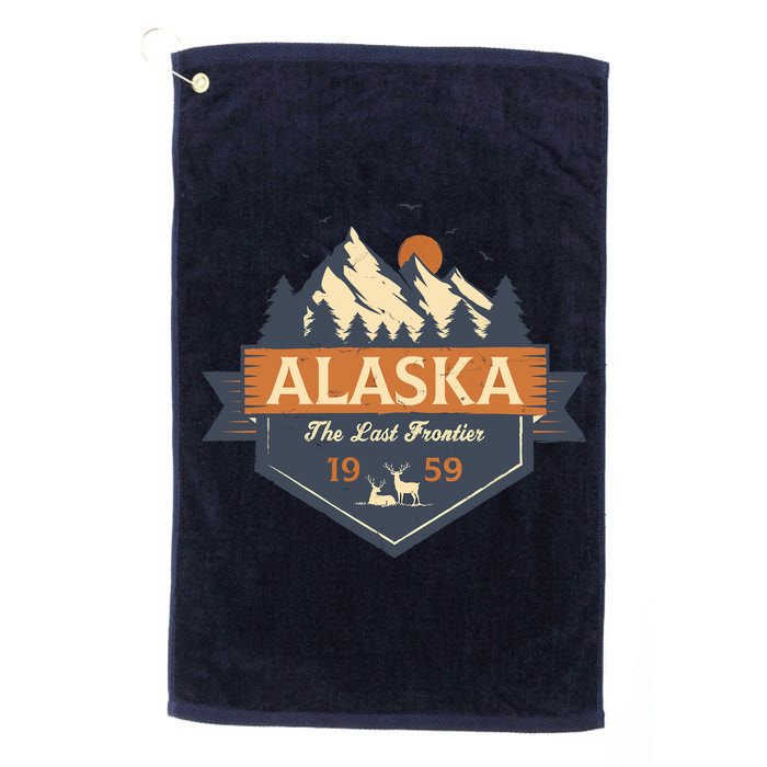 Last Frontier Retro Alaska Golf Towel