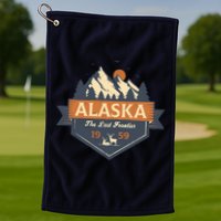 Last Frontier Retro Alaska Golf Towel