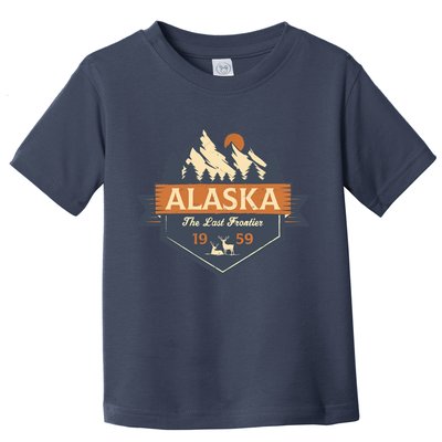 Last Frontier Retro Alaska Toddler T-Shirt