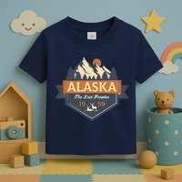 Last Frontier Retro Alaska Toddler T-Shirt