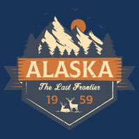 Last Frontier Retro Alaska Toddler T-Shirt