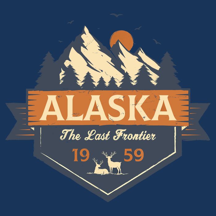 Last Frontier Retro Alaska Toddler T-Shirt