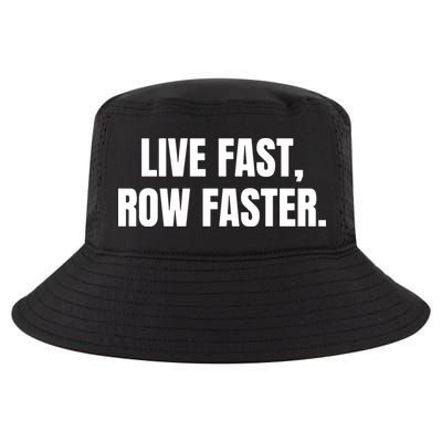 Live Fast, Row Faster Rowing Crew Team Cool Comfort Performance Bucket Hat