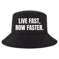 Live Fast, Row Faster Rowing Crew Team Cool Comfort Performance Bucket Hat