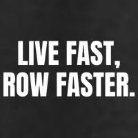 Live Fast, Row Faster Rowing Crew Team Cool Comfort Performance Bucket Hat