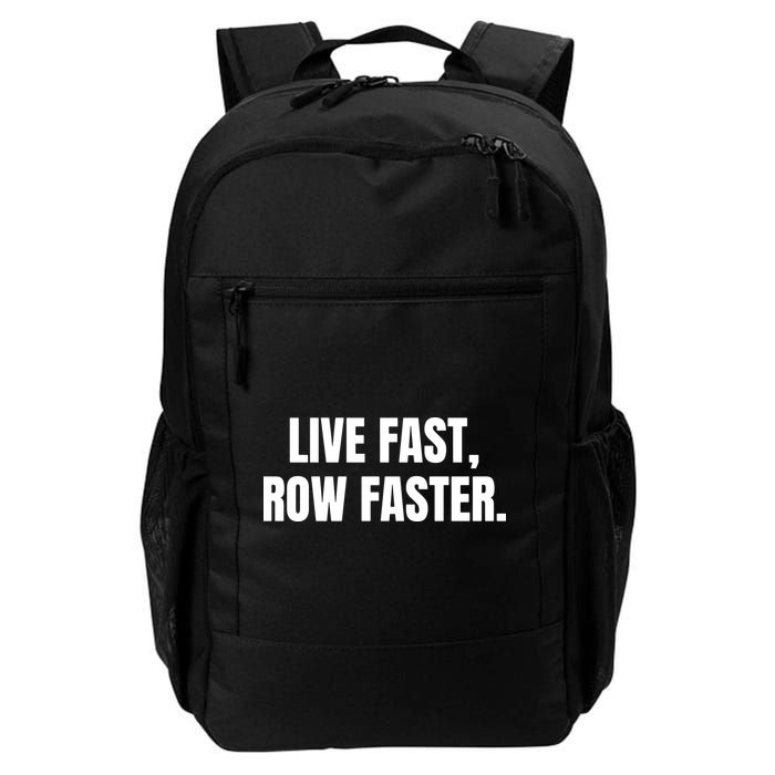 Live Fast, Row Faster Rowing Crew Team Backpack
