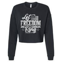 Let Freedom Ring Established 1776 Cropped Pullover Crew