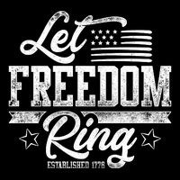 Let Freedom Ring Established 1776 Wool Snapback Cap