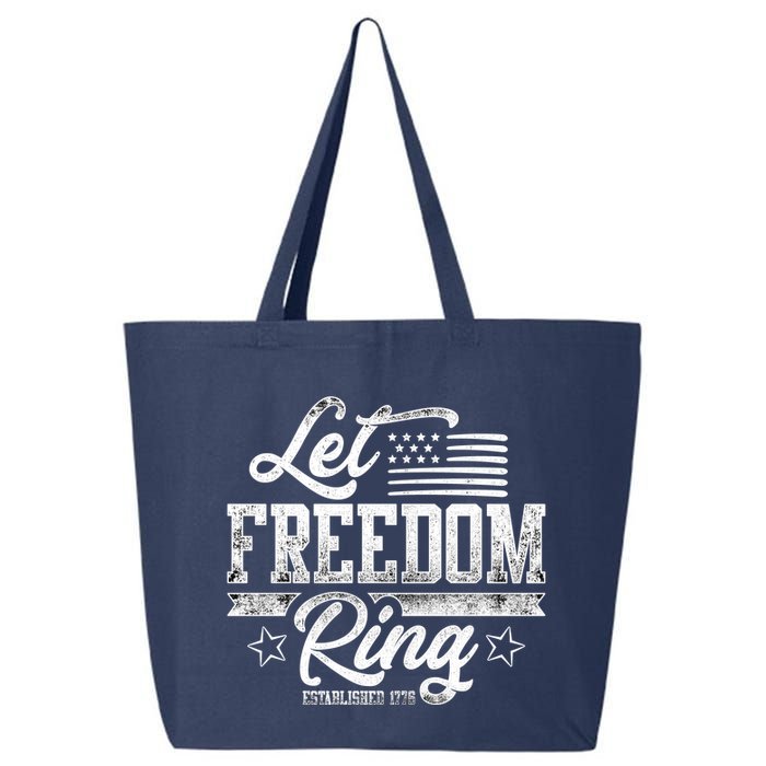 Let Freedom Ring Established 1776 25L Jumbo Tote