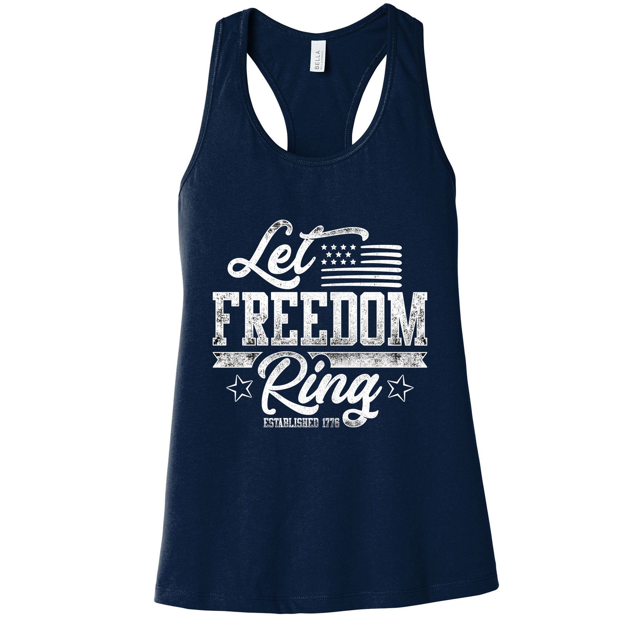 Let Freedom Ring Established 1776 Womens Tank Top