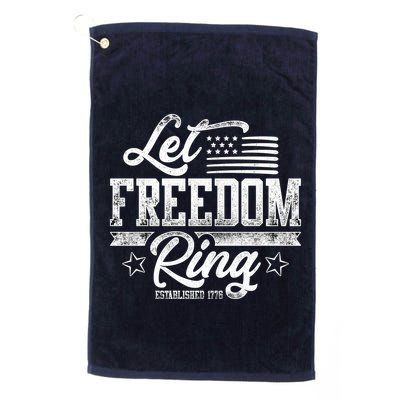 Let Freedom Ring Established 1776 Golf Towel
