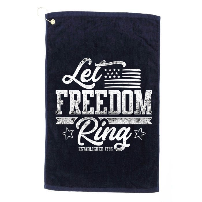 Let Freedom Ring Established 1776 Golf Towel