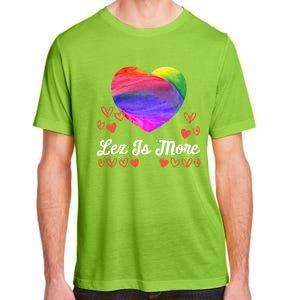 Lesbian Flag Rainbow Pride Lez Fun Love Valentines Day Cute Gift Adult ChromaSoft Performance T-Shirt