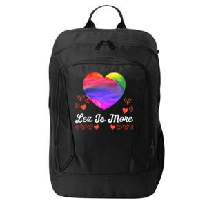 Lesbian Flag Rainbow Pride Lez Fun Love Valentines Day Cute Gift City Backpack