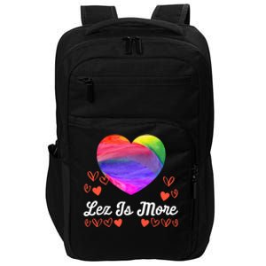 Lesbian Flag Rainbow Pride Lez Fun Love Valentines Day Cute Gift Impact Tech Backpack