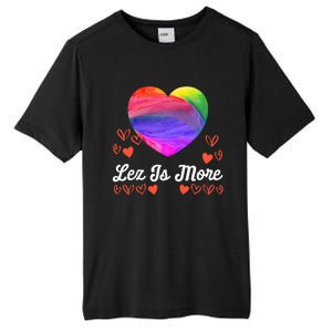 Lesbian Flag Rainbow Pride Lez Fun Love Valentines Day Cute Gift Tall Fusion ChromaSoft Performance T-Shirt