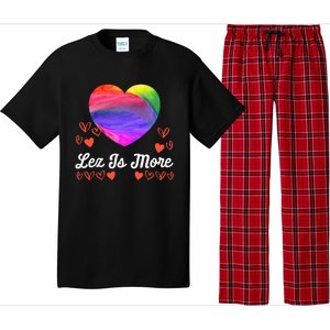 Lesbian Flag Rainbow Pride Lez Fun Love Valentines Day Cute Gift Pajama Set