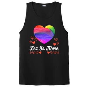 Lesbian Flag Rainbow Pride Lez Fun Love Valentines Day Cute Gift PosiCharge Competitor Tank