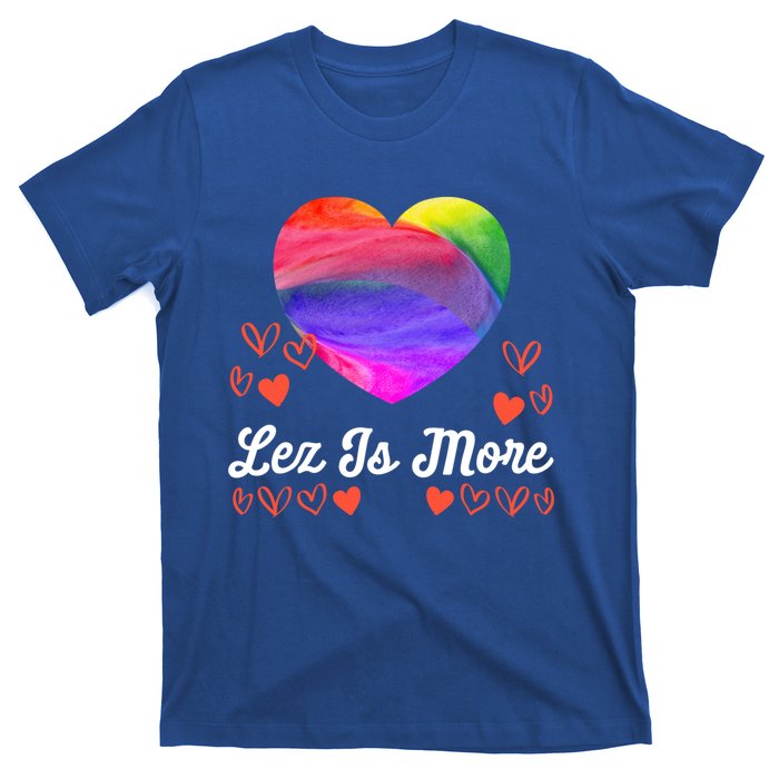 Lesbian Flag Rainbow Pride Lez Fun Love Valentines Day Cute Gift T-Shirt