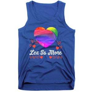 Lesbian Flag Rainbow Pride Lez Fun Love Valentines Day Cute Gift Tank Top