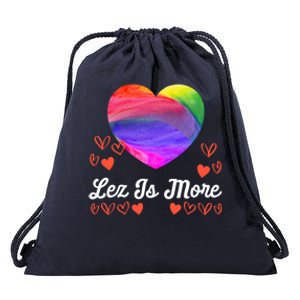 Lesbian Flag Rainbow Pride Lez Fun Love Valentines Day Cute Gift Drawstring Bag