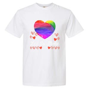 Lesbian Flag Rainbow Pride Lez Fun Love Valentines Day Cute Gift Garment-Dyed Heavyweight T-Shirt