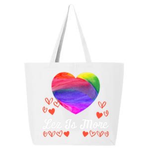 Lesbian Flag Rainbow Pride Lez Fun Love Valentines Day Cute Gift 25L Jumbo Tote