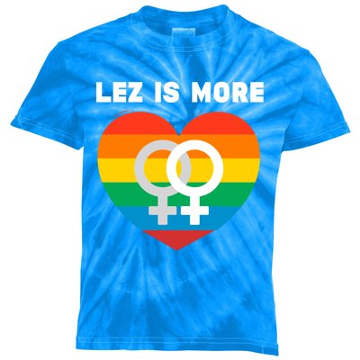 Lesbian Flag Rainbow Pride Lez Fun Valentines Day Cute Gift Kids Tie-Dye T-Shirt