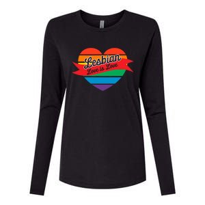 Lesbian Flag Rainbow Pride Love Live Valentines Day Gift Womens Cotton Relaxed Long Sleeve T-Shirt