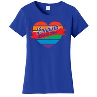 Lesbian Flag Rainbow Pride Love Live Valentines Day Gift Women's T-Shirt