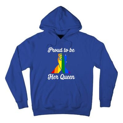 Lesbian Flag Rainbow Pride Proud Queen Valentines Day Gift Tall Hoodie