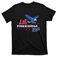 Let Freedom Ring Bald Eagle Patriotic Independence Day  T-Shirt