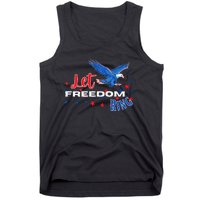 Let Freedom Ring Bald Eagle Patriotic Independence Day  Tank Top