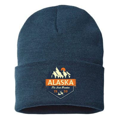 Last Frontier Retro Alaska Sustainable Knit Beanie