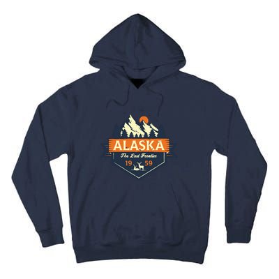 Last Frontier Retro Alaska Tall Hoodie