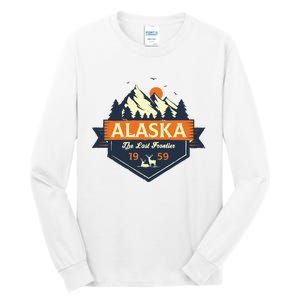 Last Frontier Retro Alaska Tall Long Sleeve T-Shirt