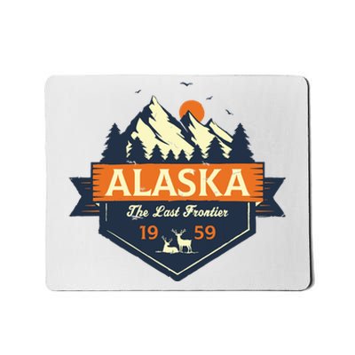 Last Frontier Retro Alaska Mousepad