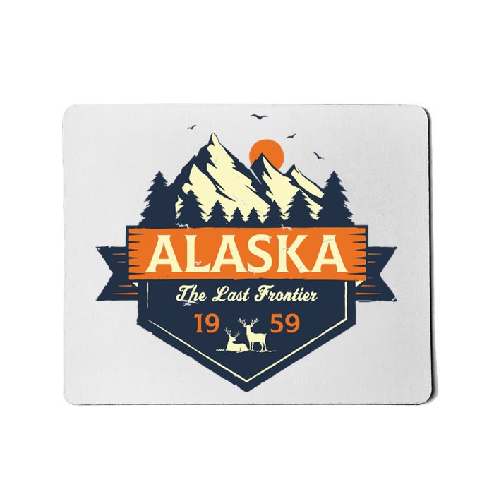 Last Frontier Retro Alaska Mousepad