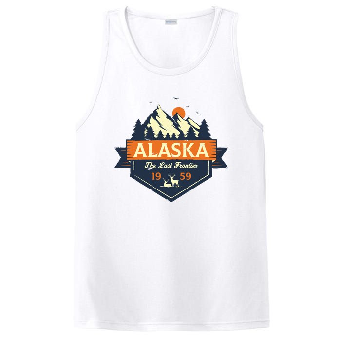 Last Frontier Retro Alaska PosiCharge Competitor Tank