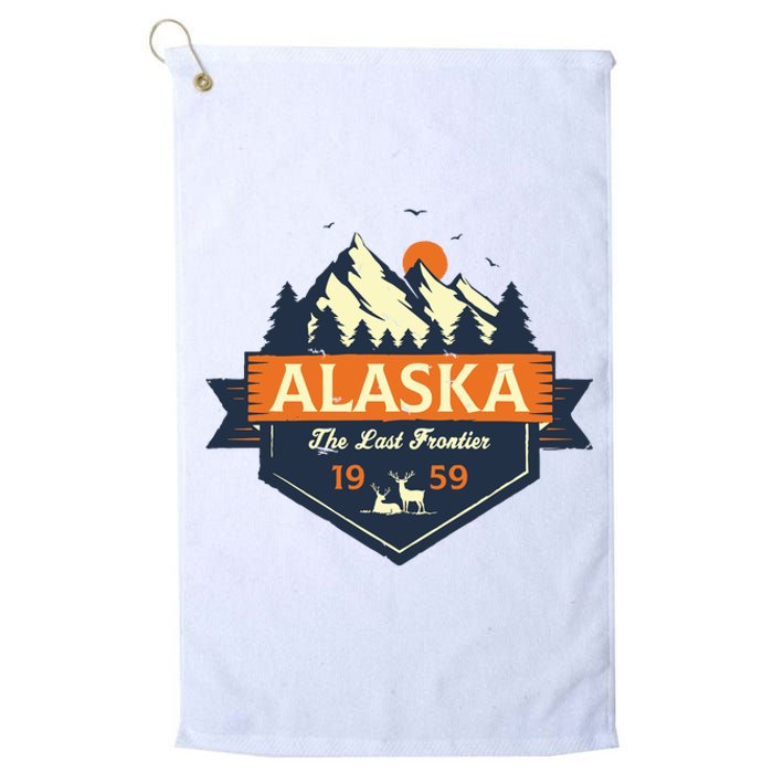 Last Frontier Retro Alaska Platinum Collection Golf Towel