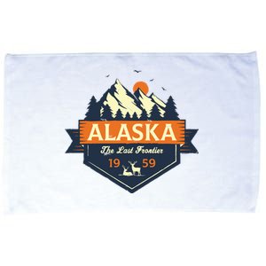 Last Frontier Retro Alaska Microfiber Hand Towel