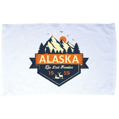 Last Frontier Retro Alaska Microfiber Hand Towel