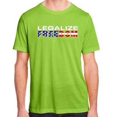 Legalize Freedom Republican American Flag I Voted For Trump Adult ChromaSoft Performance T-Shirt